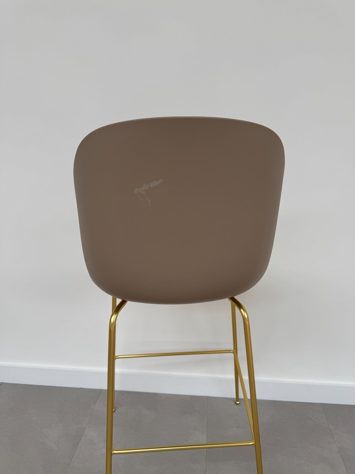 Ex Display GUBI stool BEETLE BAR CHAIR with brass base AX018