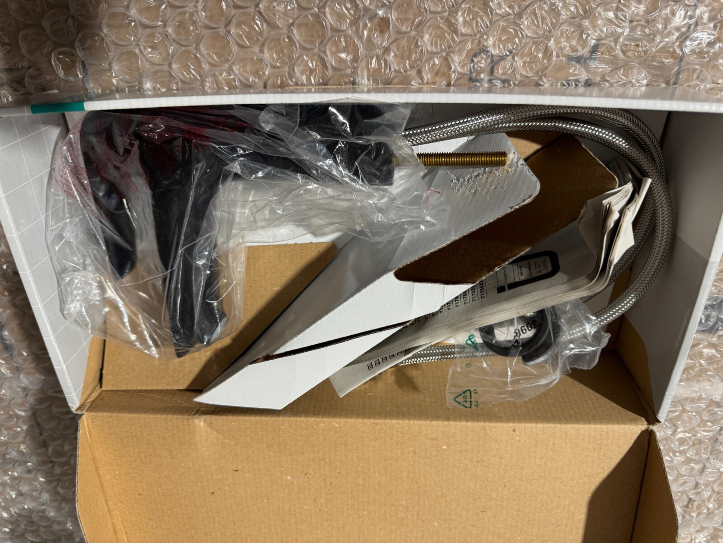 NEW Hansgrohe 71712670 Talis E Single lever basin mixer Tap BLACK BR924