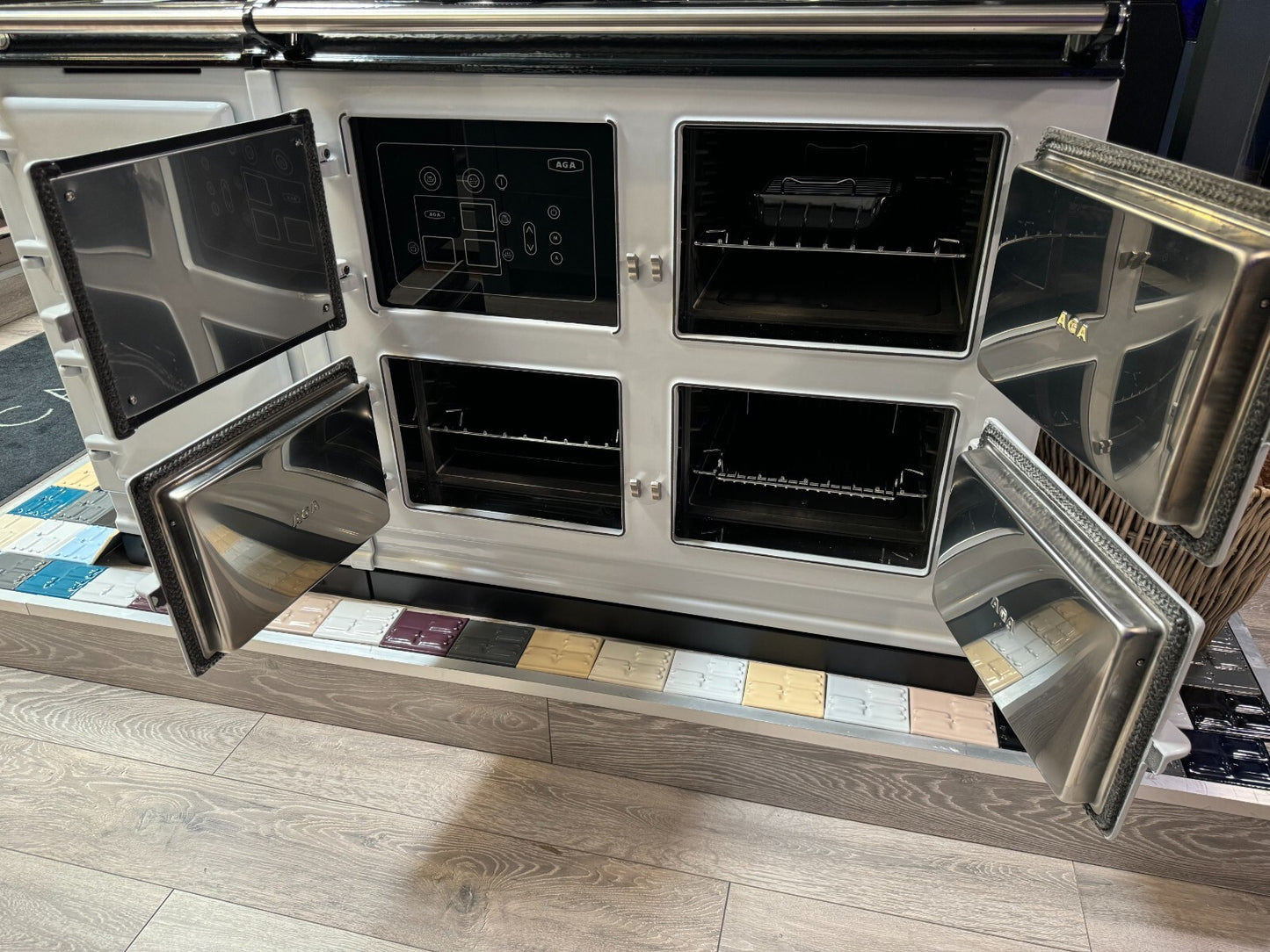 NEW UNUSED AGA eR7 Series 150 Electric Range Cooker Induction Hob Pearl Ashes
