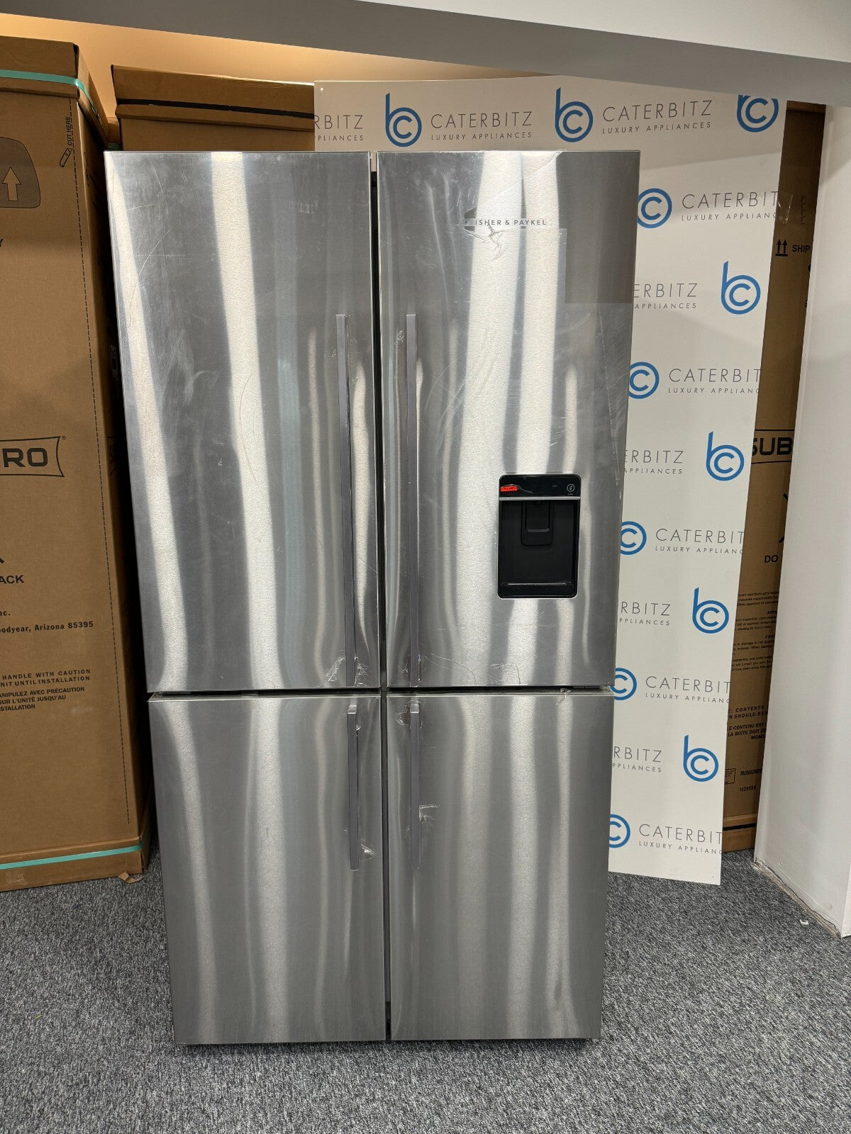 NEW Fisher & Paykel RF605QDUVX1 Fridge Freezer ice water Refrigeration BR446