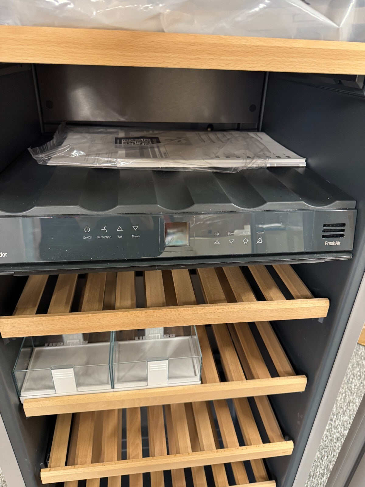 Opened Liebherr EWTdf 3553 Integrated Wine Cooler Fridge Vinidor BR2194
