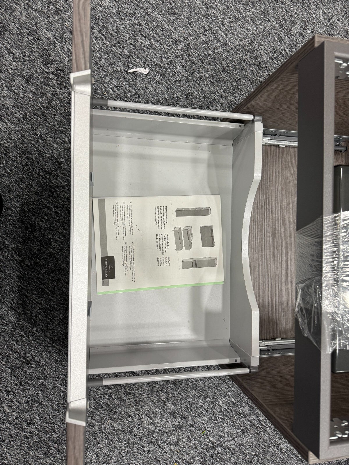 New Villeroy & Boch Subway 2.0 Bathroom Vanity Unit 60cm Grey BR2045