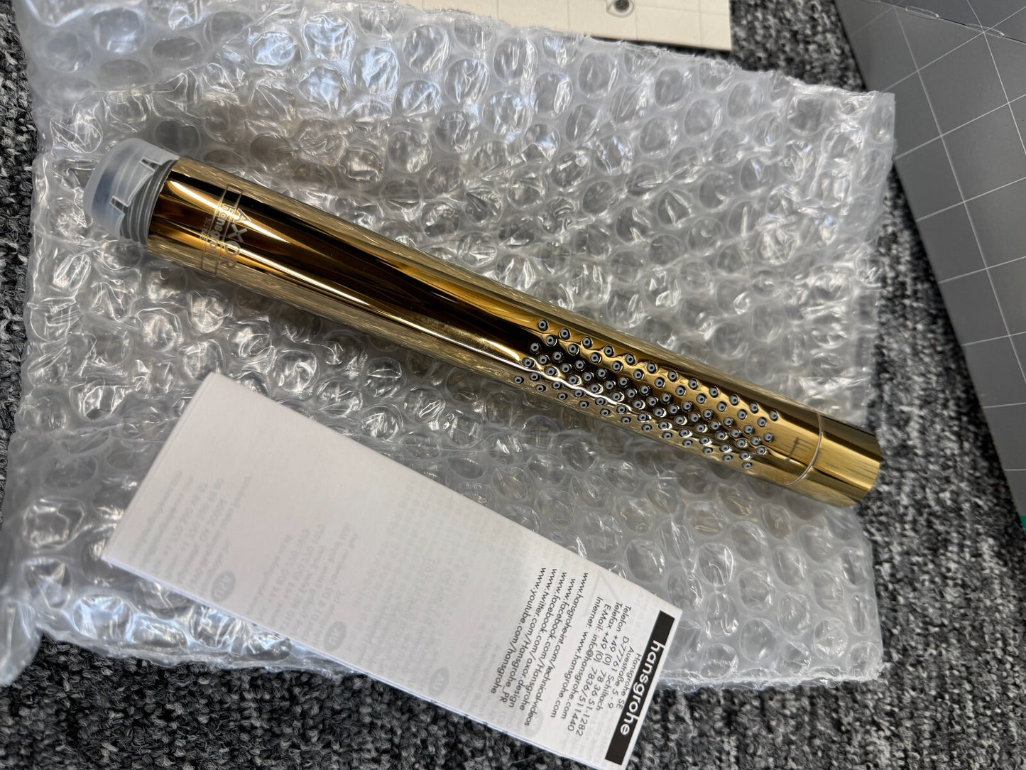 NEW Hansgrohe Axor Starck 28532990 Hand Shower Polished Gold BR836