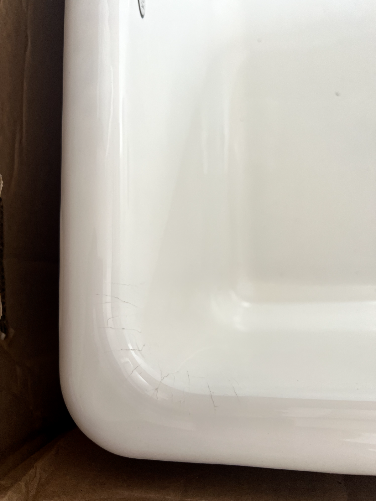 New Kohler 6625 - 0 Kitchen Sink Cast Iron Enamel double bowl white Shaws
