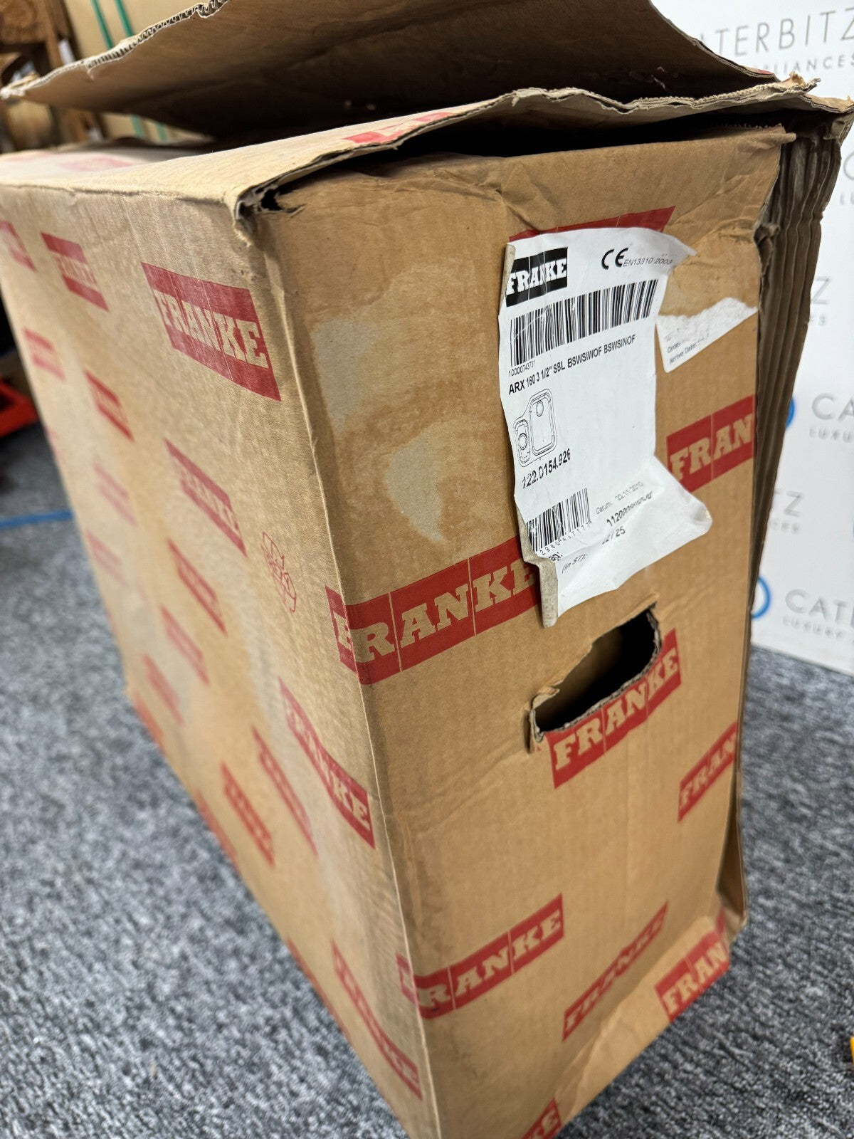 NEW Franke Ariane ARX 160-35 1.5 Bowl Undermount Stainless Kitchen Sink BR874tbc