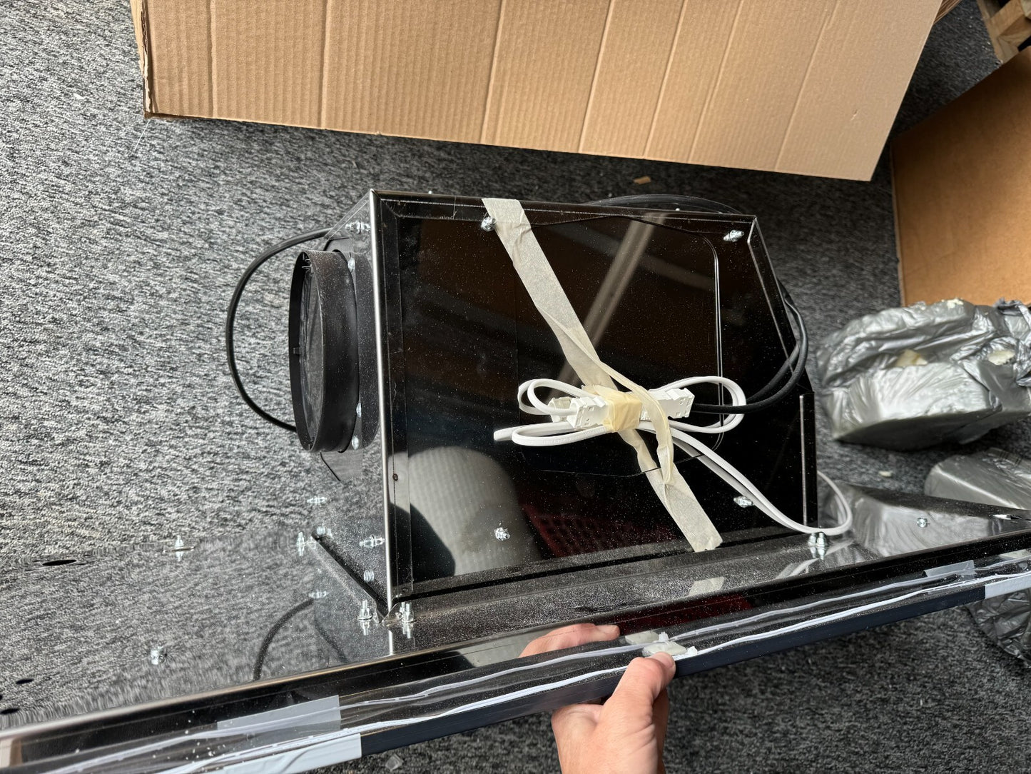New Westin Stratus Ceiling Extractor Hood Built in 900 x 440 Appliance
