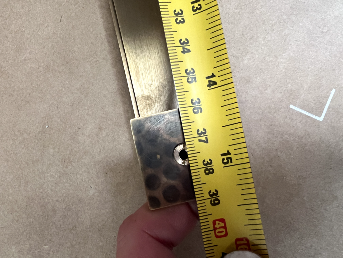 New Solid Brass Jefferson style Cabinet Handle Pull 39cm kitchen Bathroom