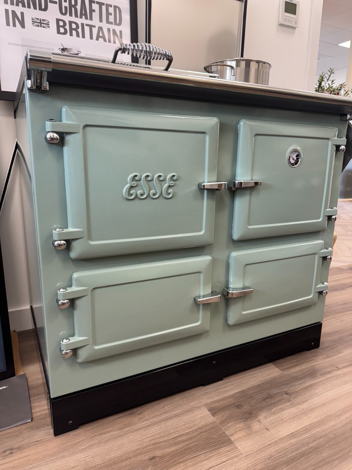 Ex Display UNUSED Esse 1000 X Electric Range Cooker Sage 100cm Oven
