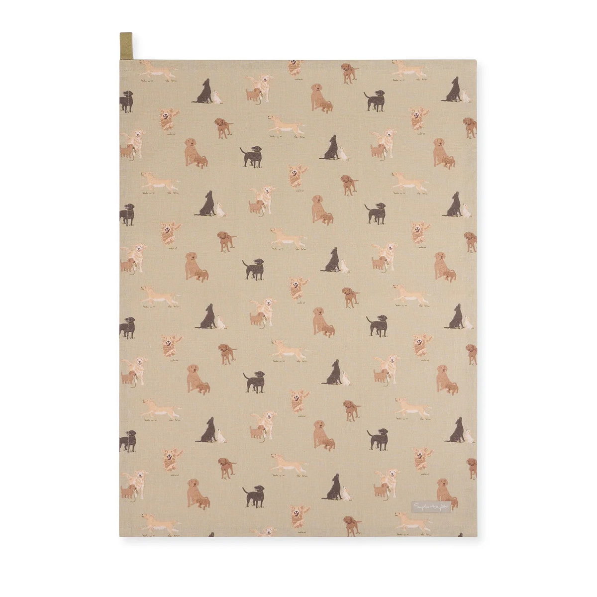 NEW Sophie Allport Labradors & Retrievers Double Oven Glove & Tea Towel IN STOCK