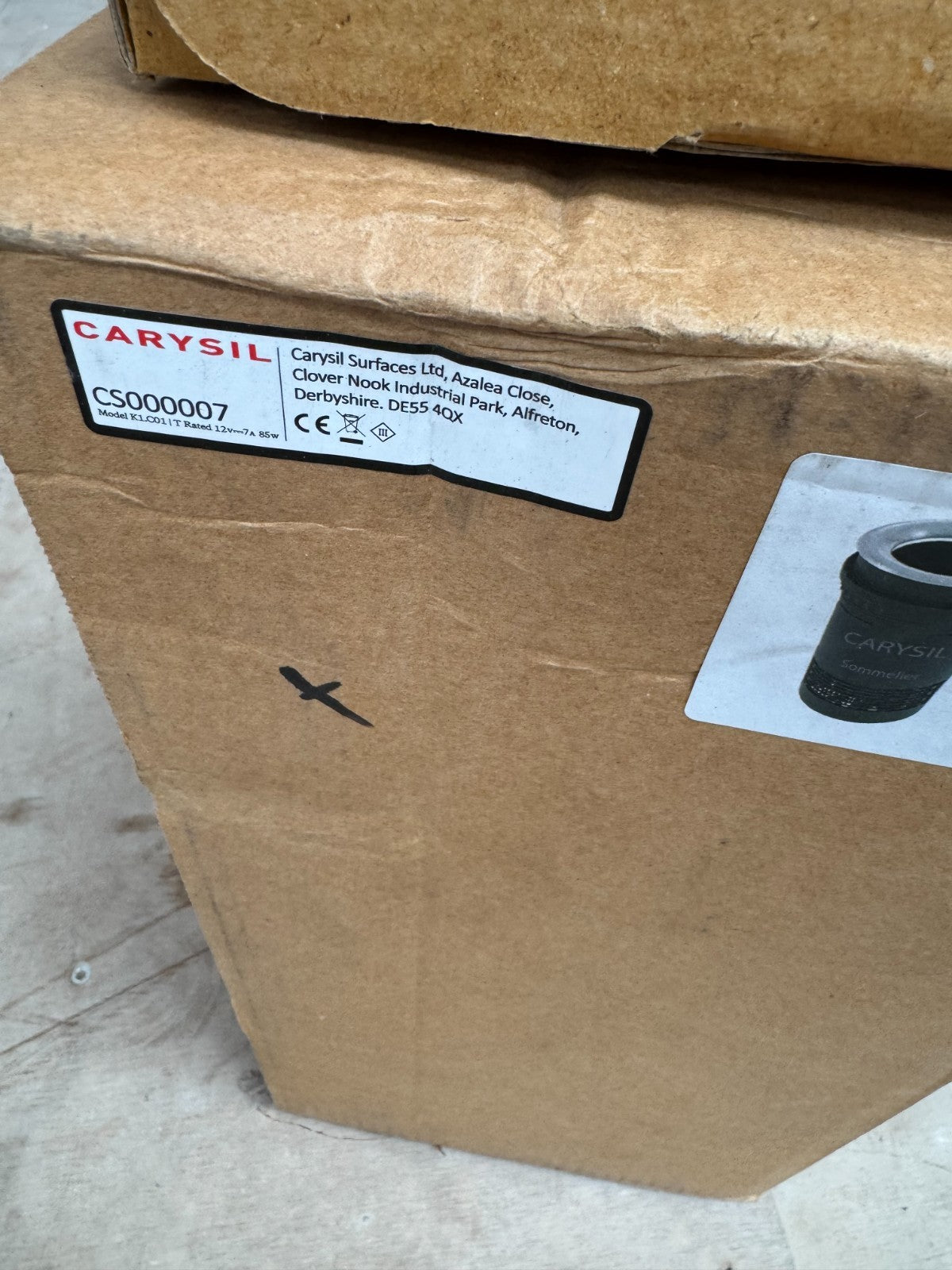 NEW Kaelo Carysil KC01221 Countertop Integrated Wine Cooler server fridge AX4502