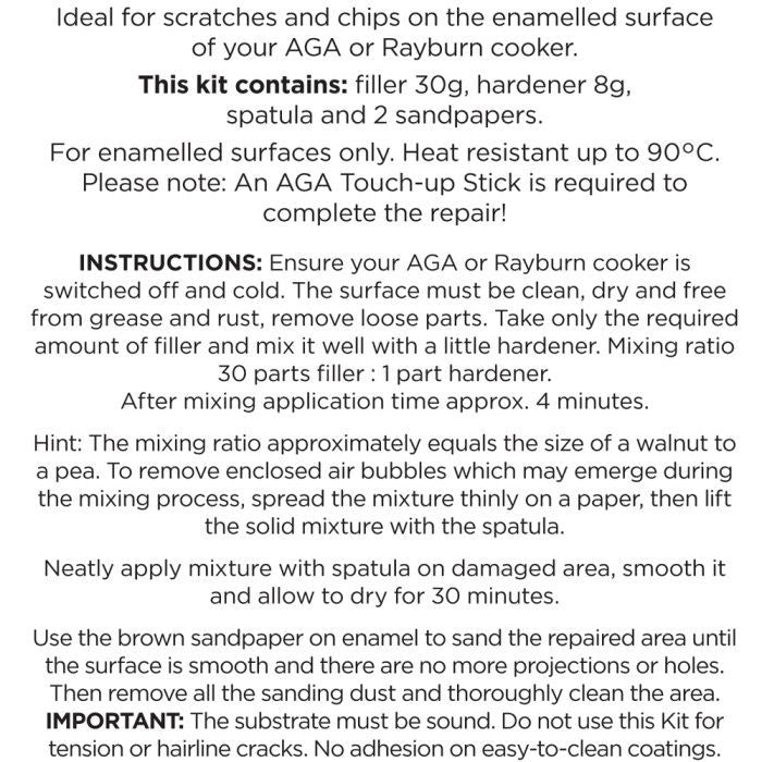 New Authentic AGA - Repair Kit for Cookers / ovens & Rayburn