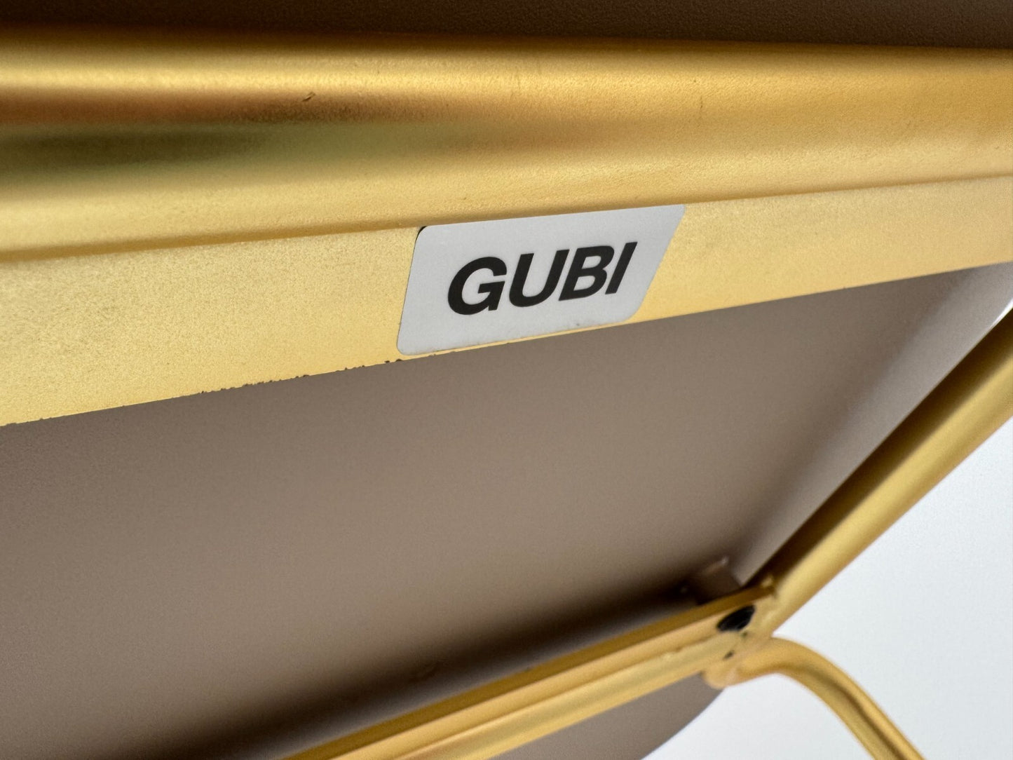 Ex Display GUBI stool BEETLE BAR CHAIR with brass base AX018