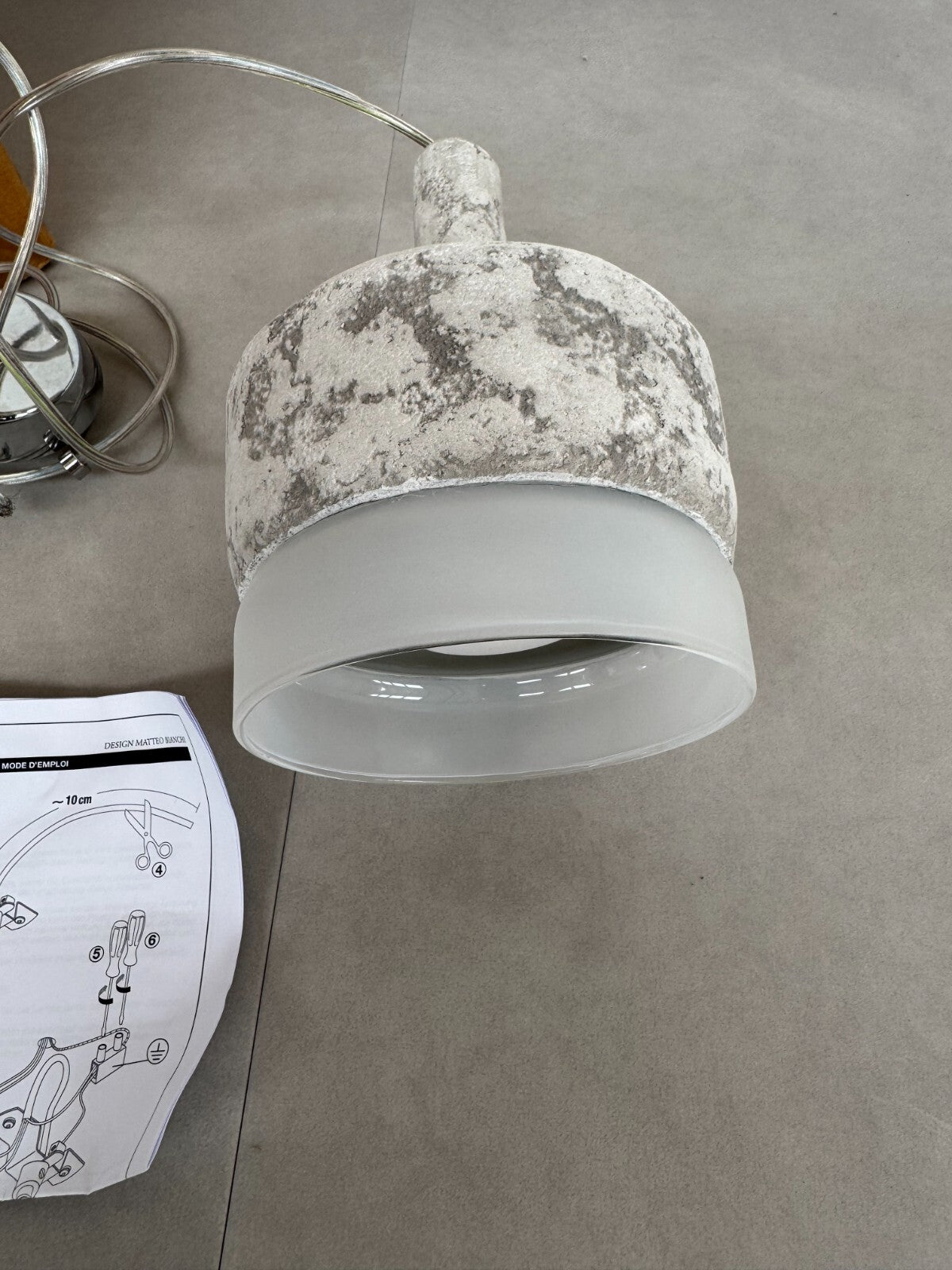 NEW Penta Light Acorn Cement Lighting Pendant lamp 1501-20 Mini AX007 no box