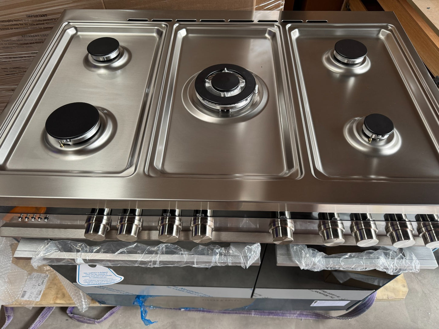 New Unused Fisher & Paykel OR90L7DBGFX1 90cm double Range Cooker Oven BR2351