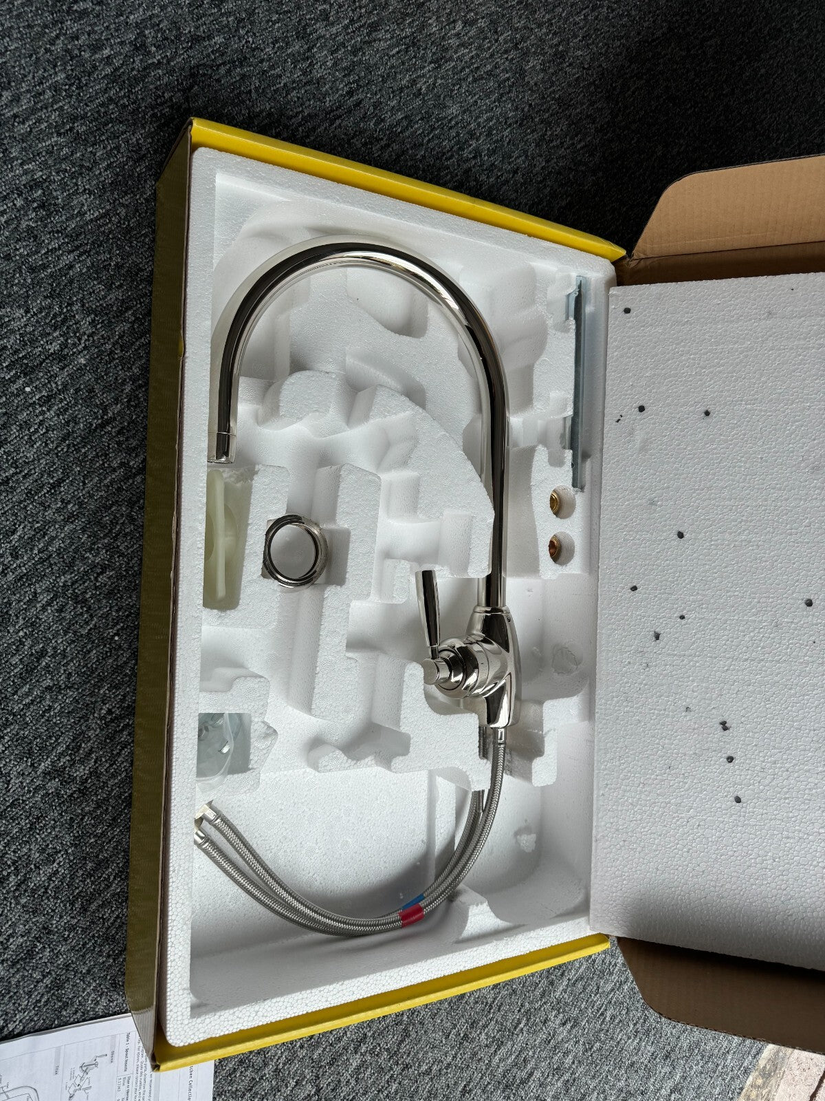 New Perrin & Rowe Mimas Tap 4841 Kitchen single lever mixer tap NICKEL