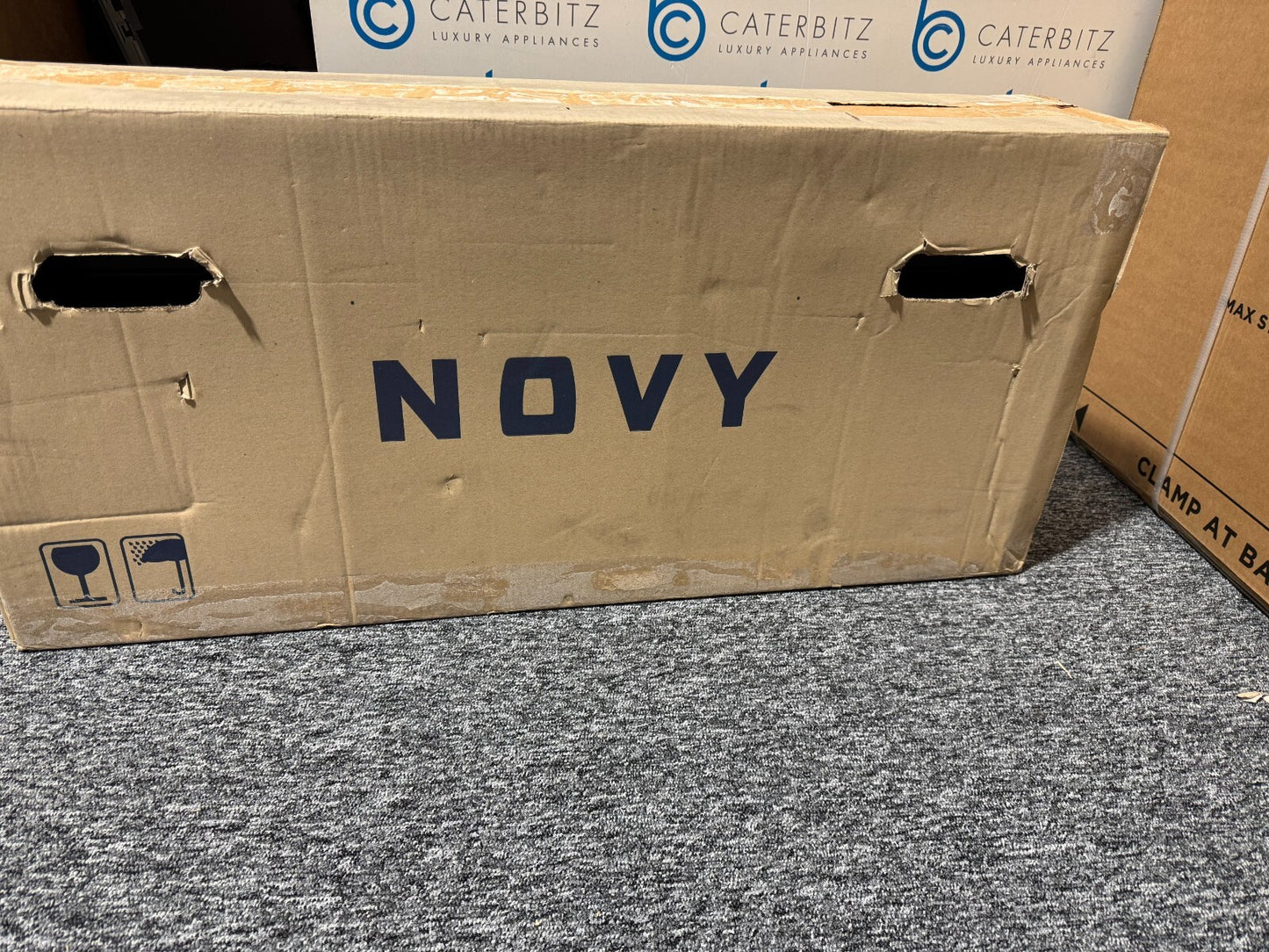 NEW Novy 7932400 Recirculation box black with monoblock Extractor Filter BR986