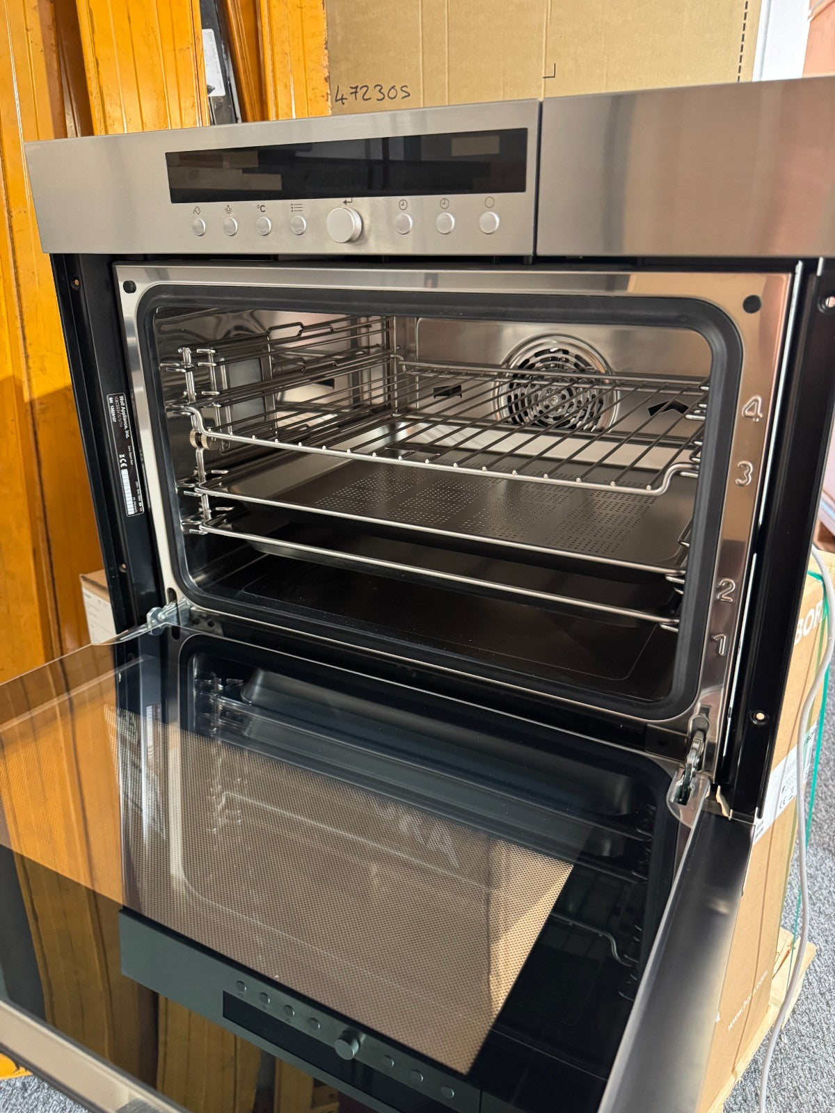 Ex Display UNUSED WOLF ICBCSO24/TE/S/TH Steam Oven Cooker 60cm BR2347