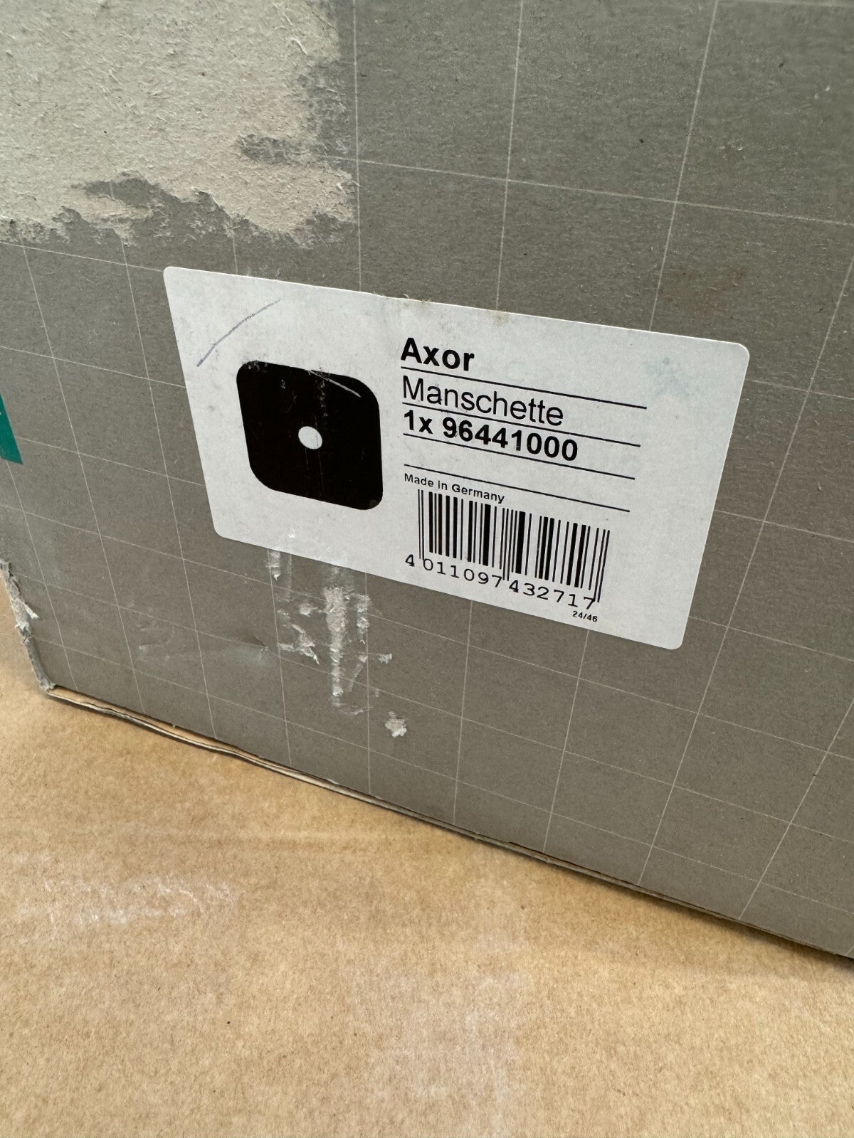 NEW Hansgrohe AXOR Manschette 96441000 Sealing Foil 4 standing bath tap BR729