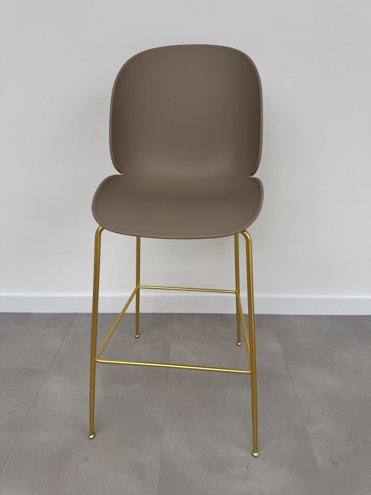 Ex Display GUBI stool BEETLE BAR CHAIR with brass base AX018