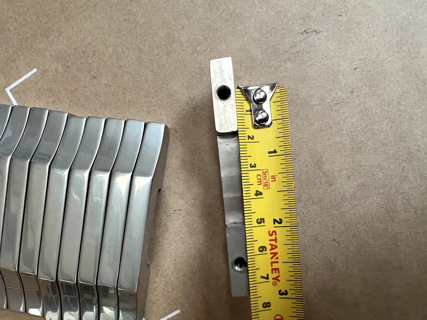New Mark Wilkinson Art Deco Kitchen Cupboard Door handle Pull Chrome Hardware