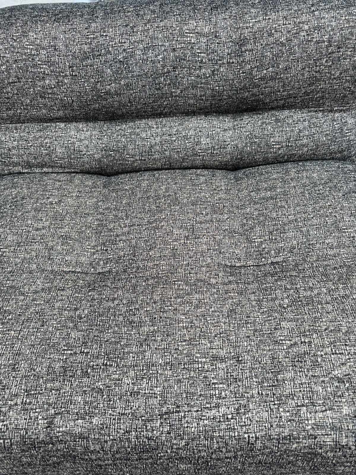Ex Display B&B Italia Tufty Too Left hand Corner Sofa Chair black/ grey 2 piece
