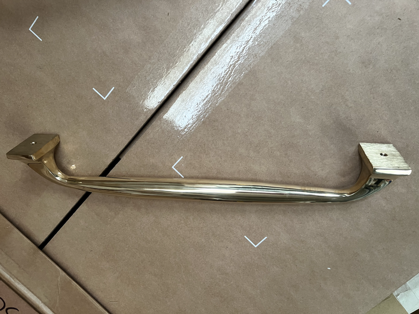 New Armac Martin 330mm Bournville Appliance Pull Door Kitchen Handle Brass