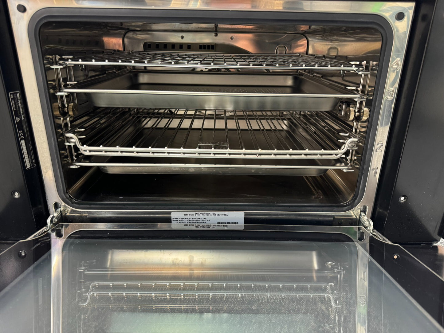 Ex Display Wolf ICBCS030PM/S Combi Steam Oven Cooker Appliance BR278 sub zero