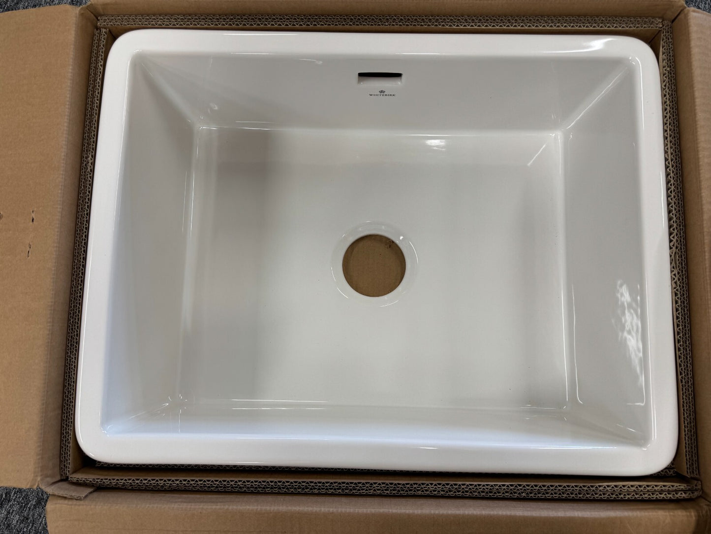 New Freckleton 362723 Whitebirk White Single bowl kitchen sink BR2188 shaws