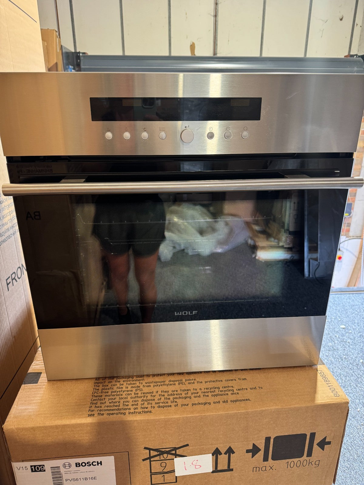 Ex Display UNUSED Wolf ICBSO24TE/S/TH 60cm Oven Cooker BR2343