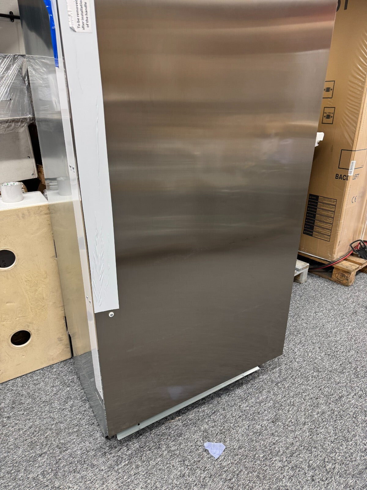 Ex Display Bertazzoni LRD905UBRXTT/24 Built in Column Fridge Stainless Steel BR2