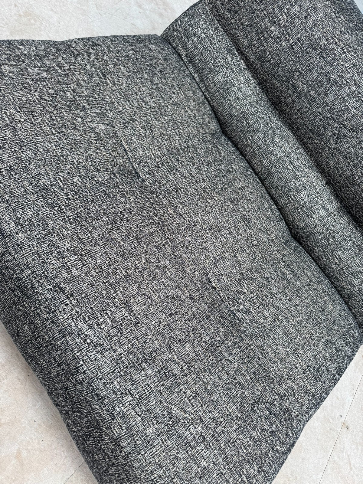 Ex Display B&B Italia Tufty Too Left hand Corner Sofa Chair black/ grey 2 piece