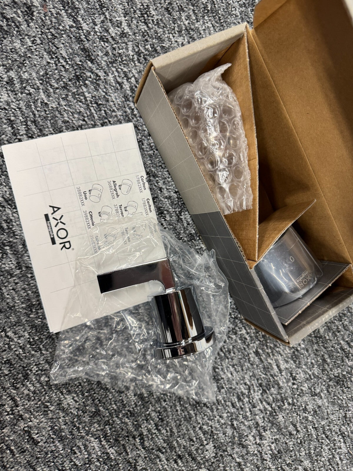 NEW Hansgrohe 39882000 AXOR Citterio Wall Outlet Stop Valve Tap Chrome BR855