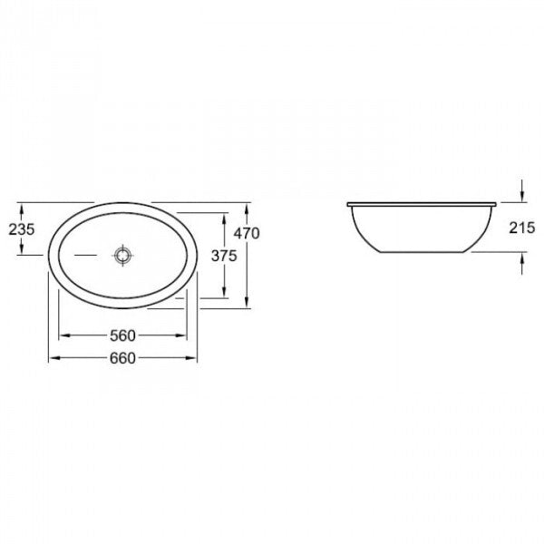 NEW Villeroy & Boch 61613001 Bathroom Sink Basin White loop & Friends BR718