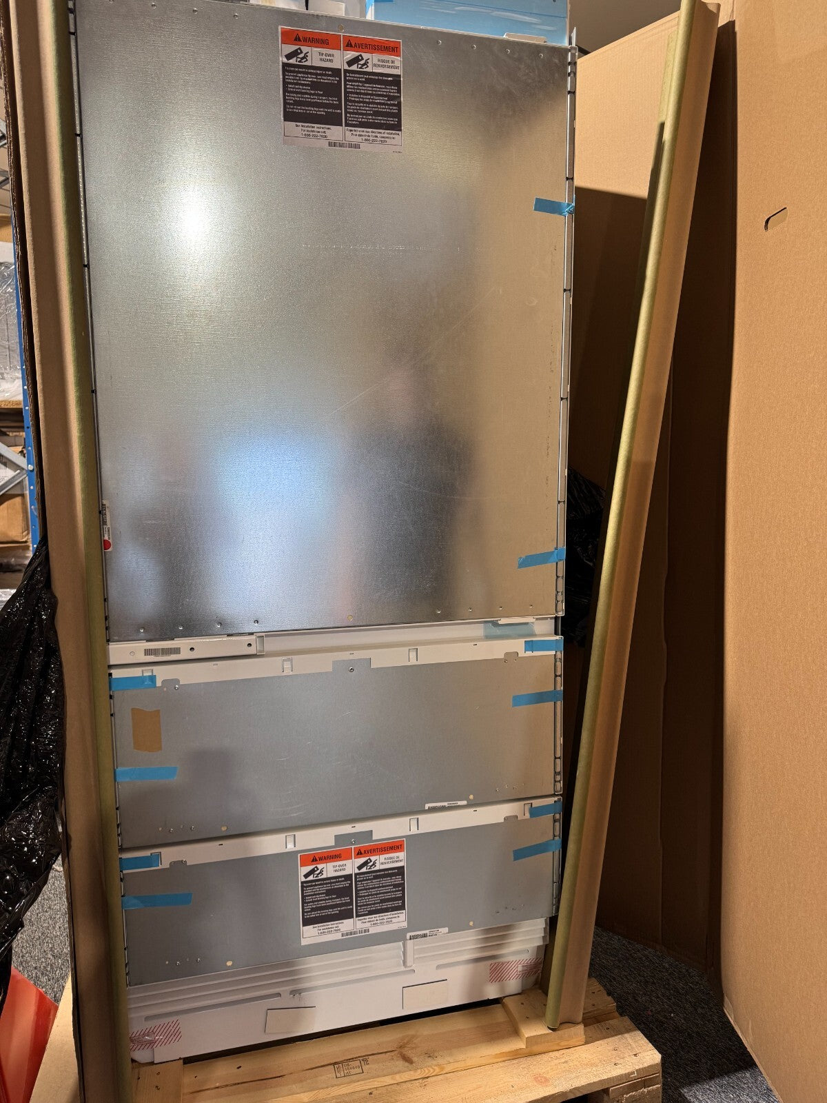 Sub-Zero Fridge Freezer ICBDET3650CIID Ice Water Integrated Subzero BR2265