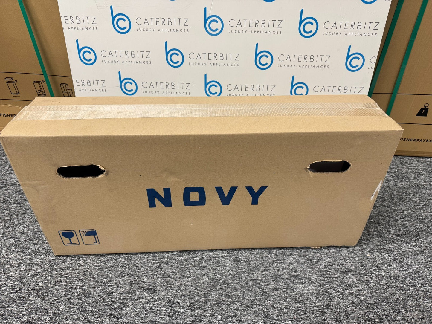 NEW NOVY 7923400 Plinth recirculation Kit Extractor Filter box grey BR879