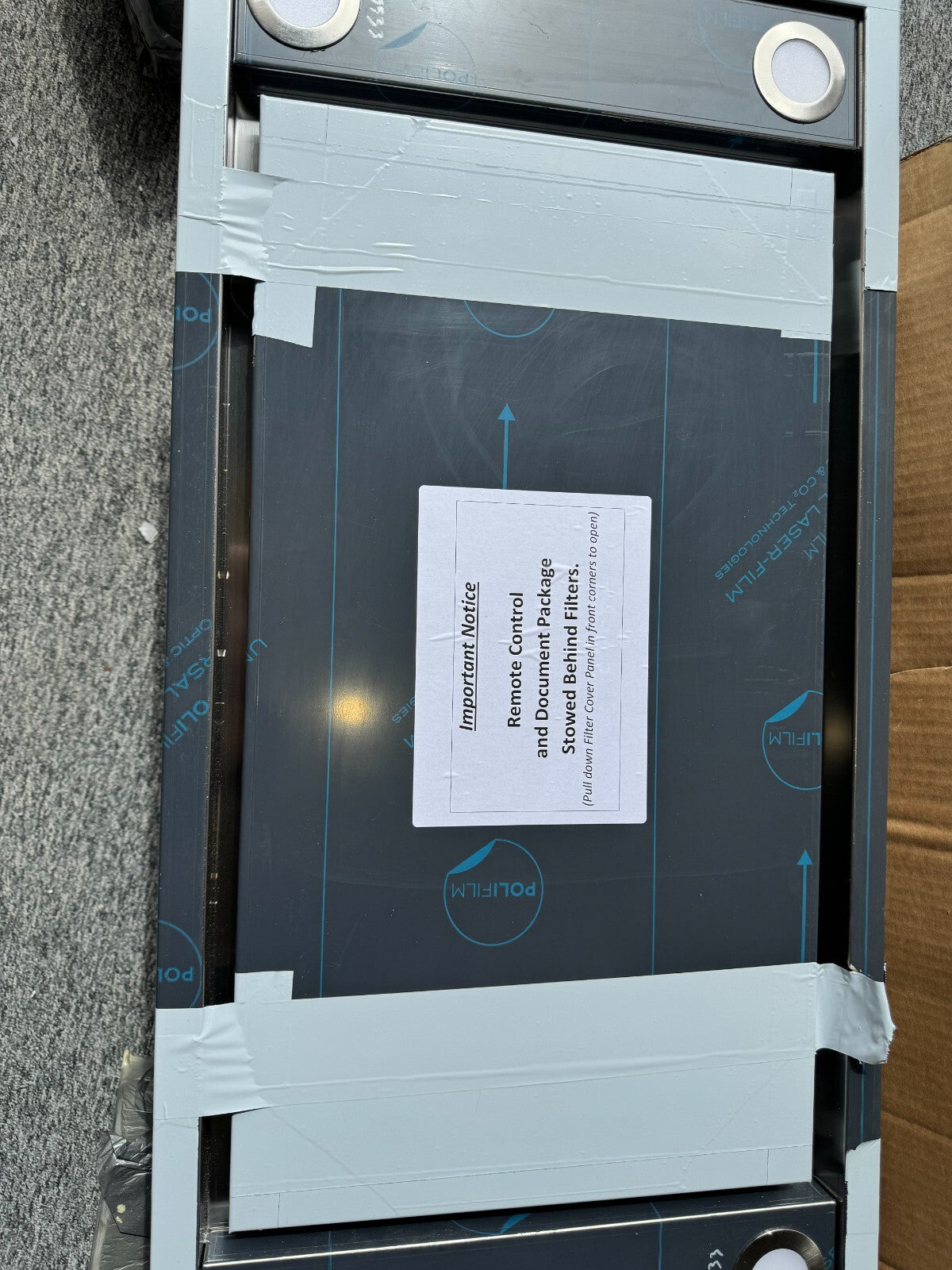 New Westin Stratus 900 x 440 built in Ceiling Extractor Hood integrated applianc