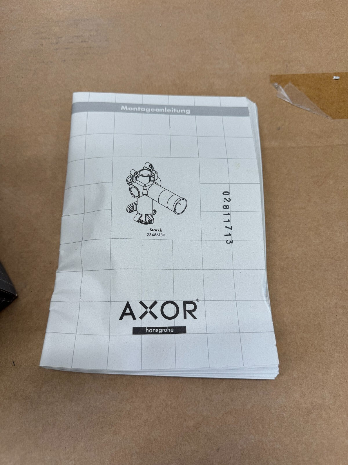 NEW AXOR Hansgrohe Starck 28486180 shower module fitting concealed parts BR748