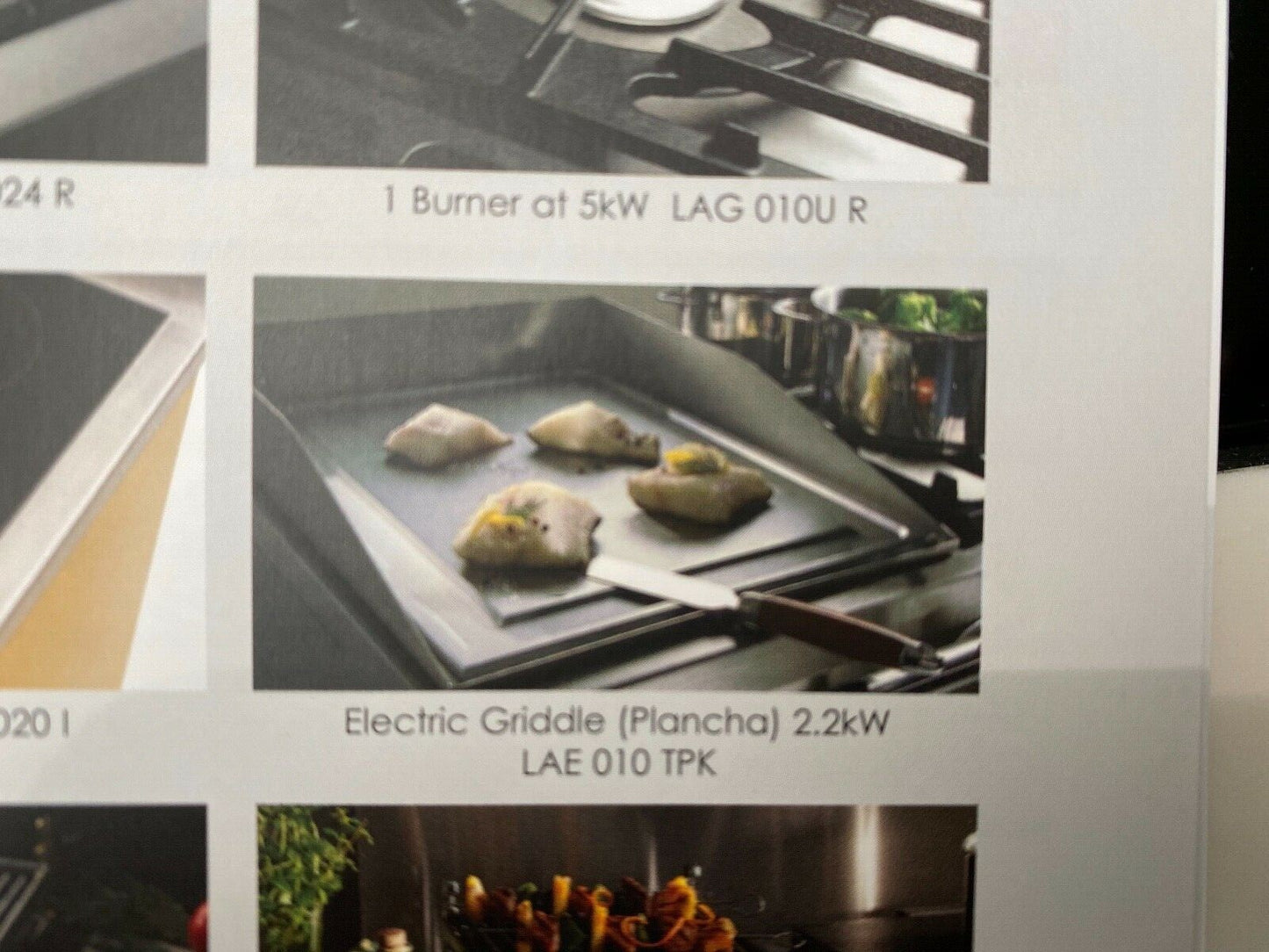Lacanche Range cooker oven hob Plancha griddle Teppanyaki cover surround