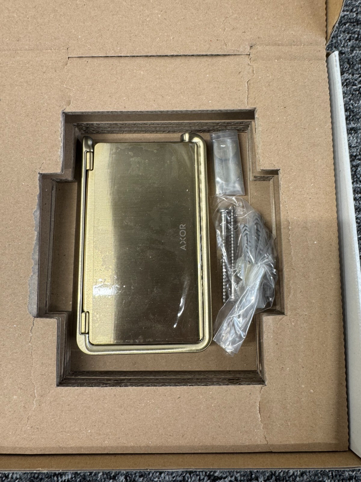 NEW Hansgrohe AXOR 42836950 Universal Accessories Toilet Roll Holder BR849
