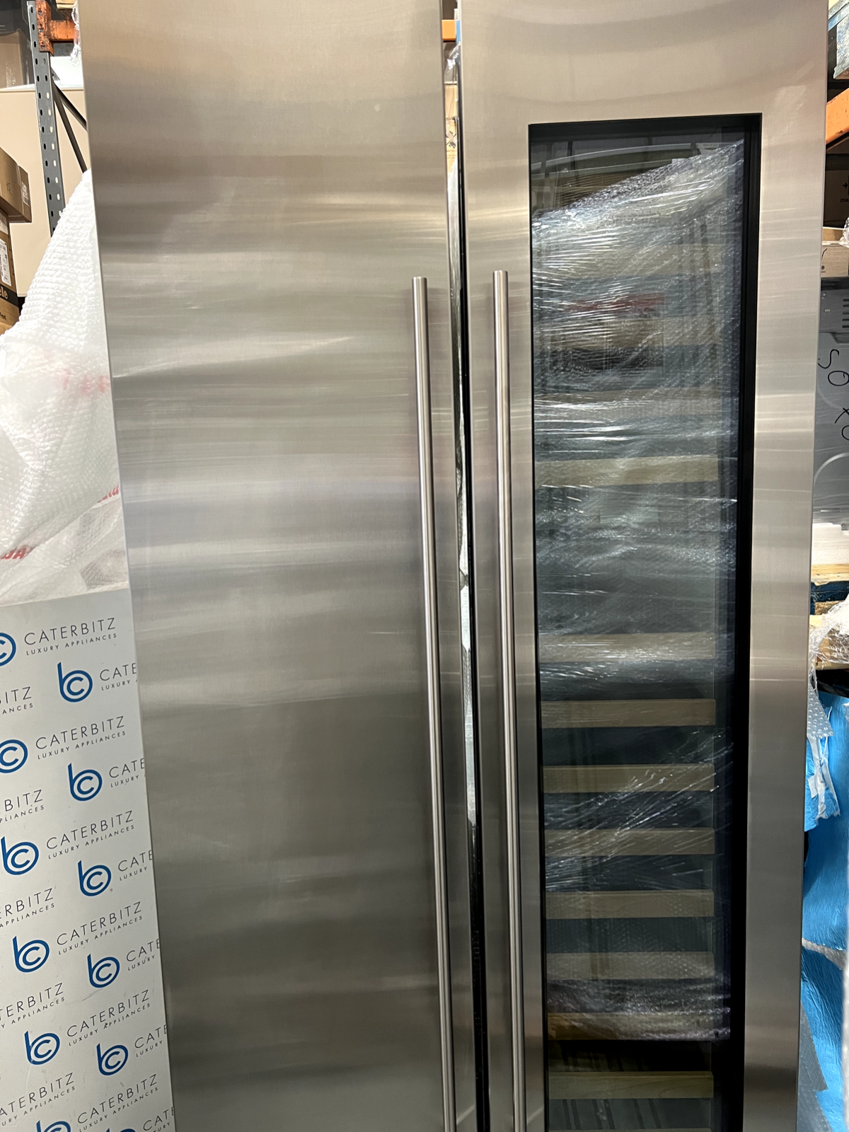 Ex Display Sub Zero Fridge & Freezer & Wine Cooler Appliance Set Wolf Subzero
