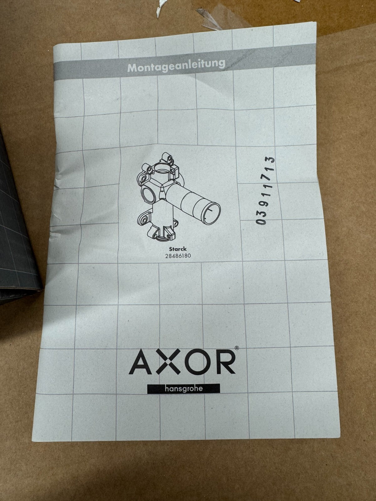 NEW AXOR Hansgrohe Starck Shower Module Basic Set 28486180 bathroom BR756