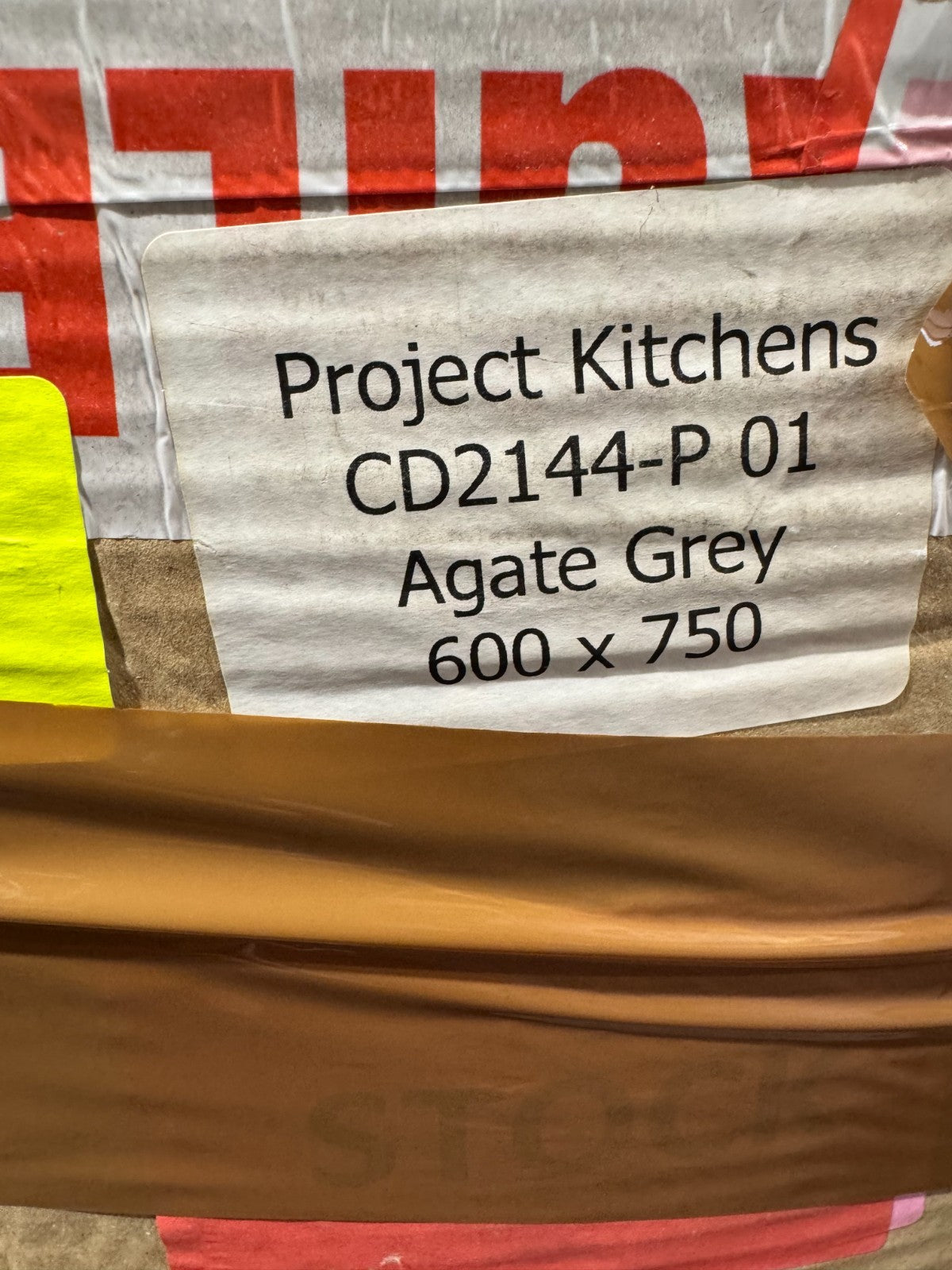 New Kitchen toughen Glass Splashback 600 x 750mm Agate Grey BR2319