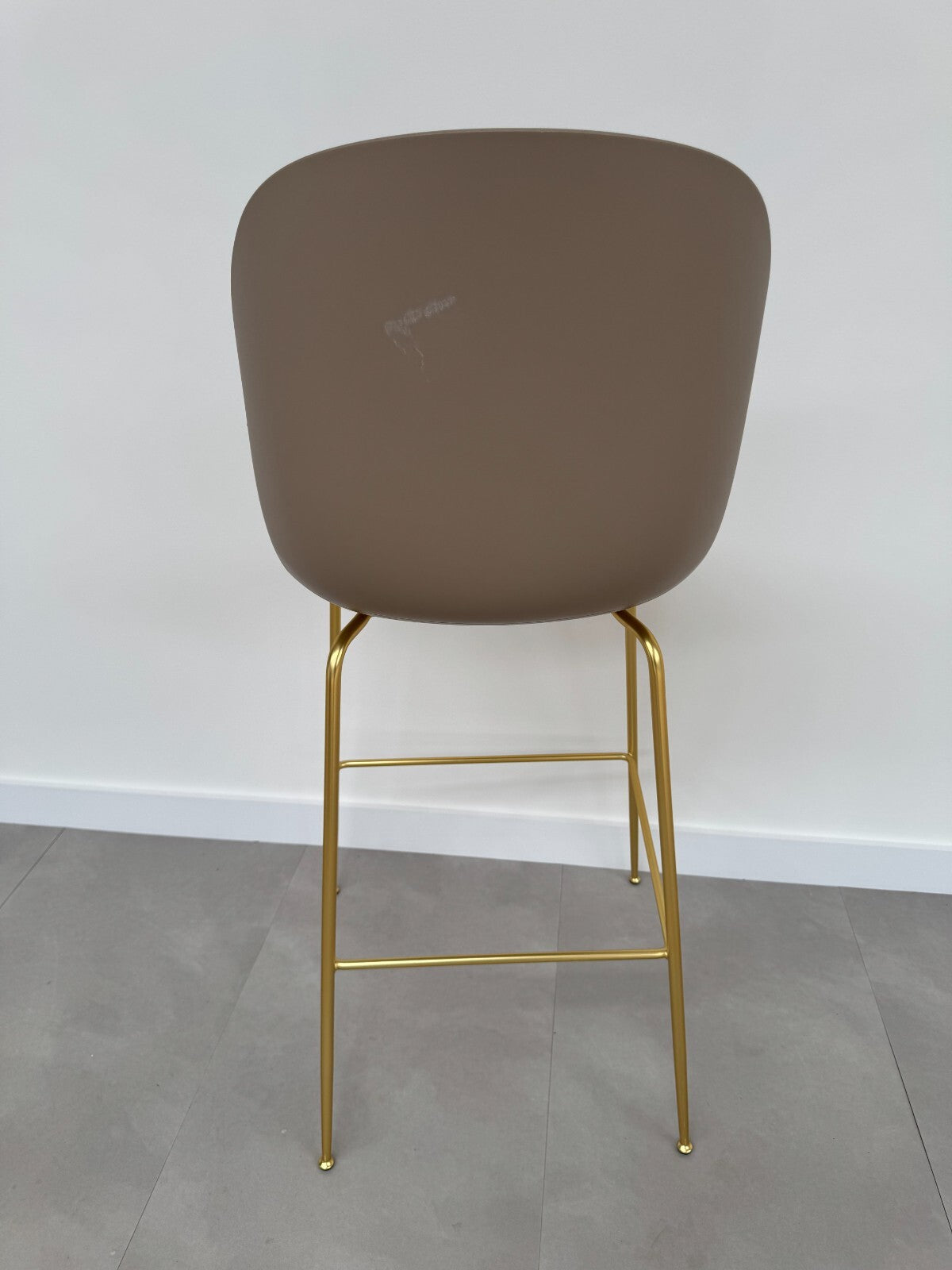 Ex Display GUBI stool BEETLE BAR CHAIR with brass base AX018