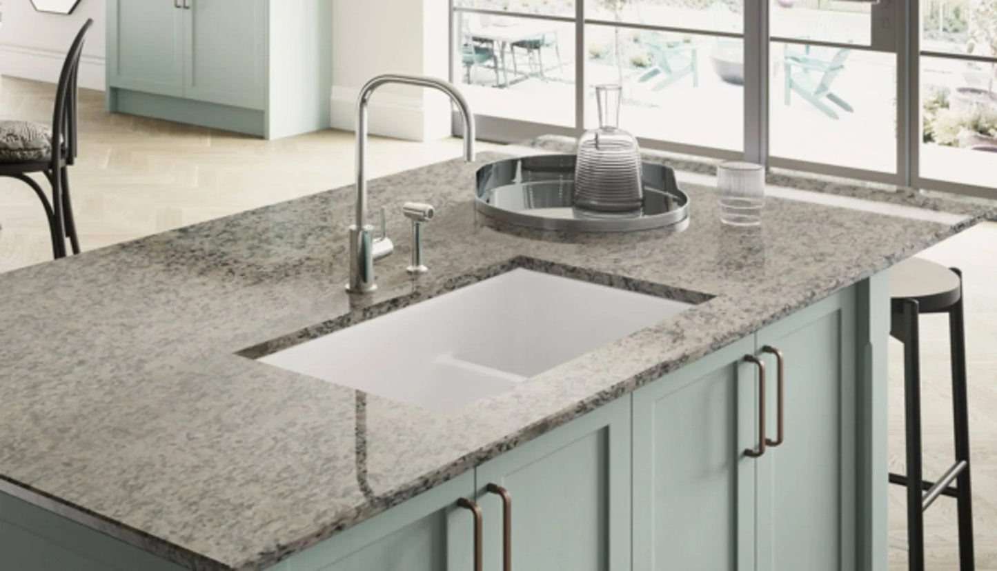 NEW Shaws Of Darwen SCBR900WH Bradshaw Double basin bowl Sink white BR4512