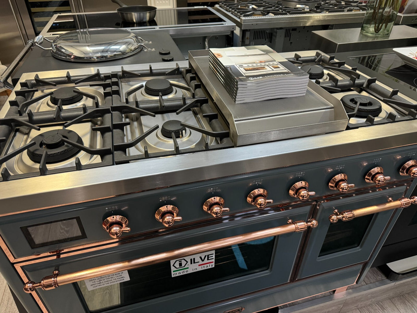 Ex Display UNUSED Ilve M12FDNE3 Majestic Milano 120 dual fuel Range Cooker Oven