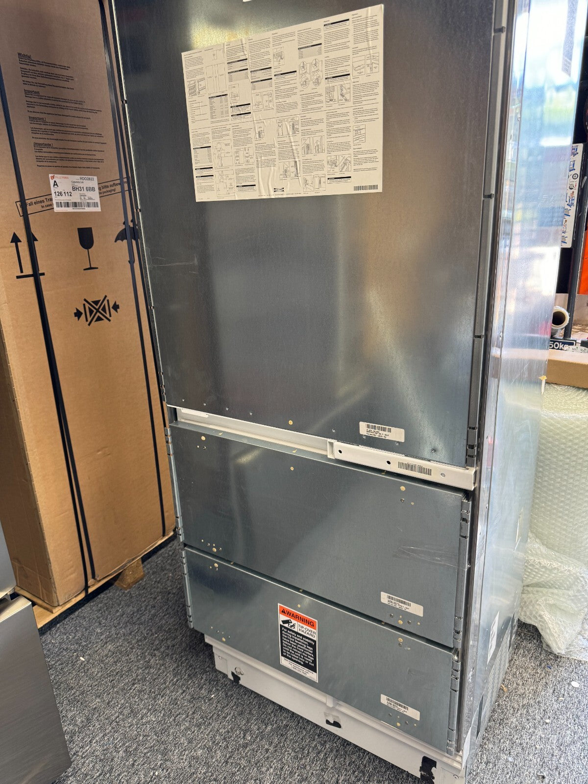 Ex Display Sub Zero Fridge Freezer Wine Cooler set Refrigeration ice water wolf