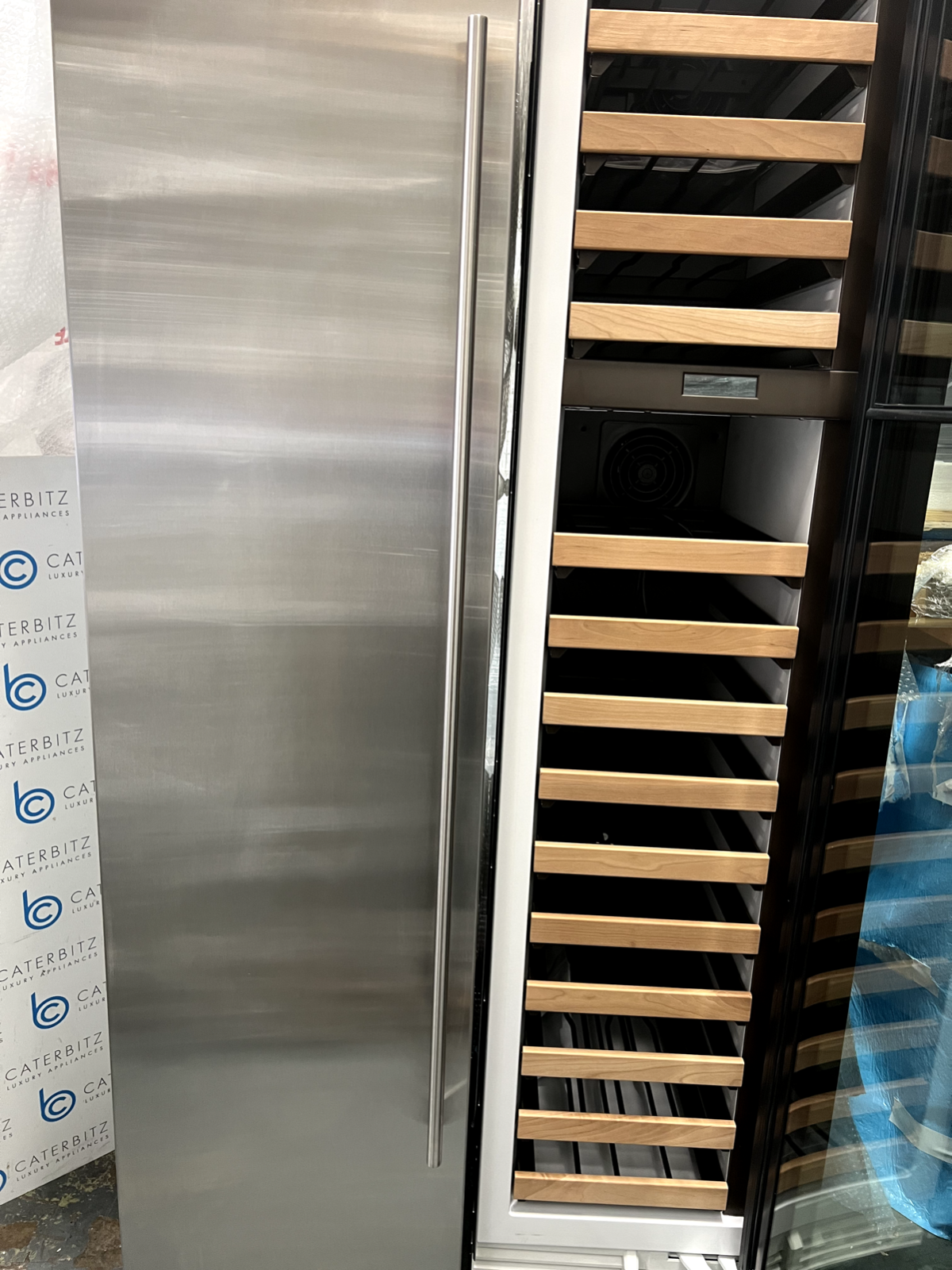 Ex Display Sub Zero Fridge & Freezer & Wine Cooler Appliance Set Wolf Subzero