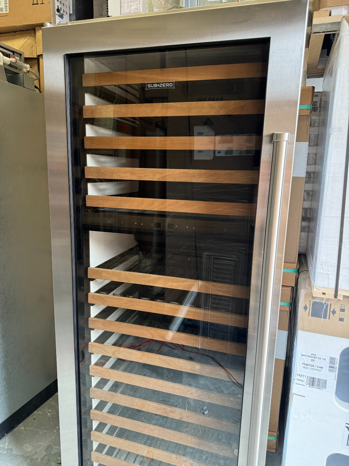 Ex Display Sub Zero Fridge Freezer & Wine Cooler Refrigerator Appliance wolf sub