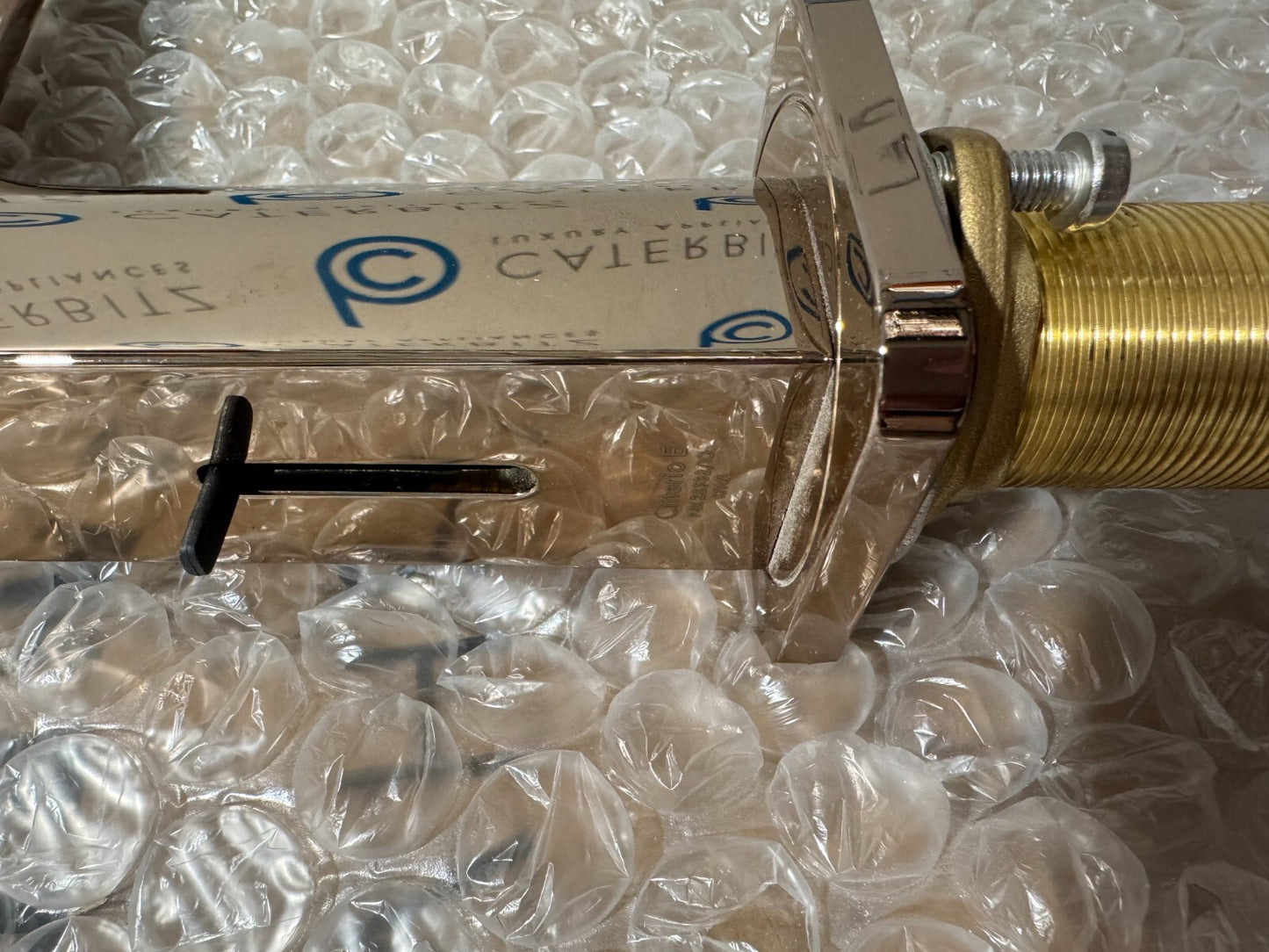 New AXOR Hansgrohe 36101300 Citterio E Basin Tap & Waste Red Gold BR968