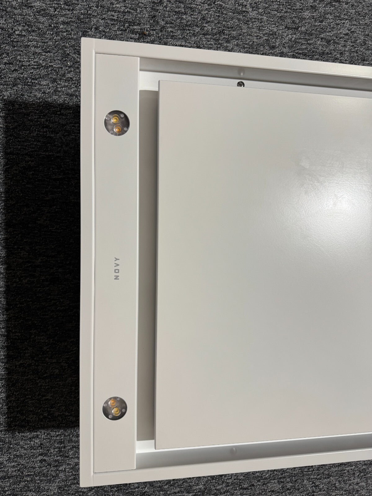 Ex Display Novy 6821 Pureline 120cm Ceiling Extractor Hood White BR690